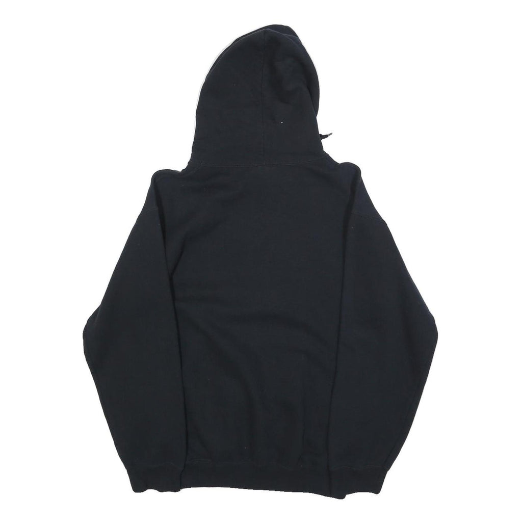 GILDAN Mens Black Hoodie S VCHS Cotton Blend Pullover Casual Hooded Sweatshirt