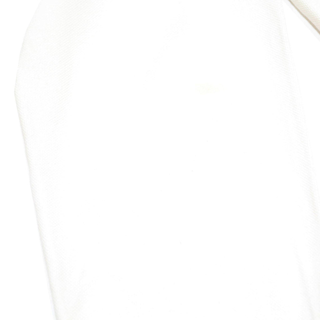 KAPPA Mens White Long Sleeve Plain Polo Shirt XL Cotton Casual Sport
