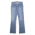 CARHARTT Womens Regular Fit Straight Blue Denim Jeans W30 L34 Classic Cotton
