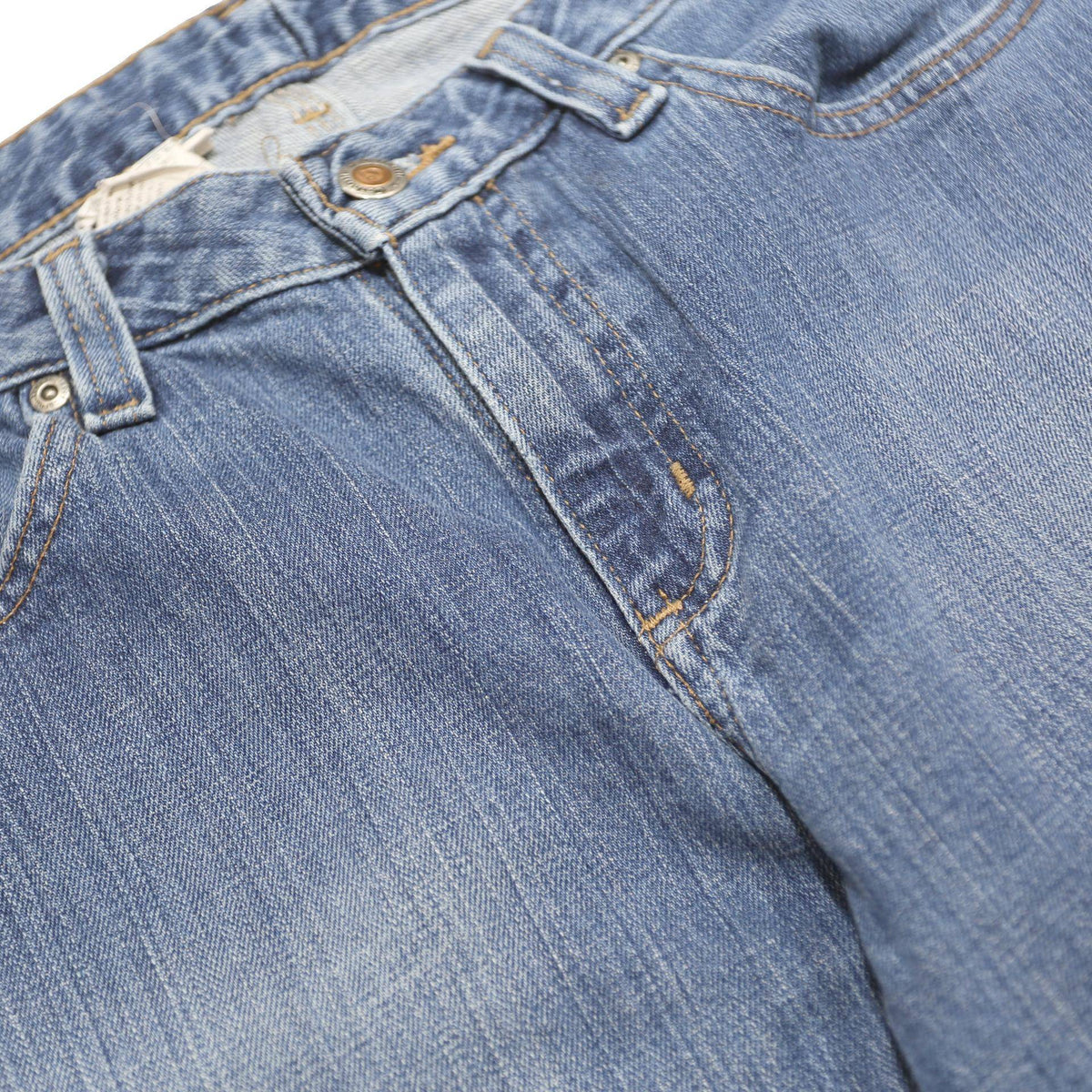 CARHARTT Womens Regular Fit Straight Blue Denim Jeans W30 L34 Classic Cotton