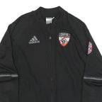 ADIDAS Mens Black GPS Crest Zip Bomber Jacket M Polyester Blend Sportswear