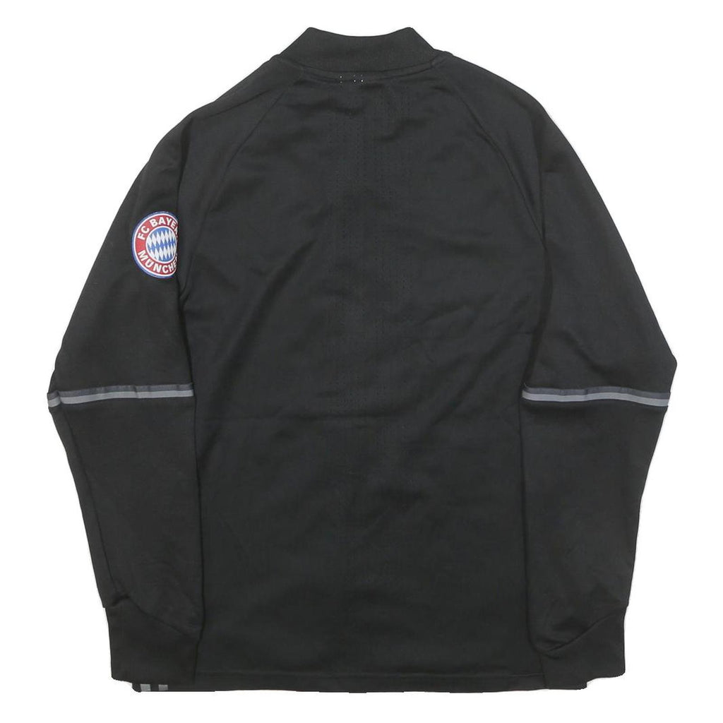 ADIDAS Mens Black GPS Crest Zip Bomber Jacket M Polyester Blend Sportswear