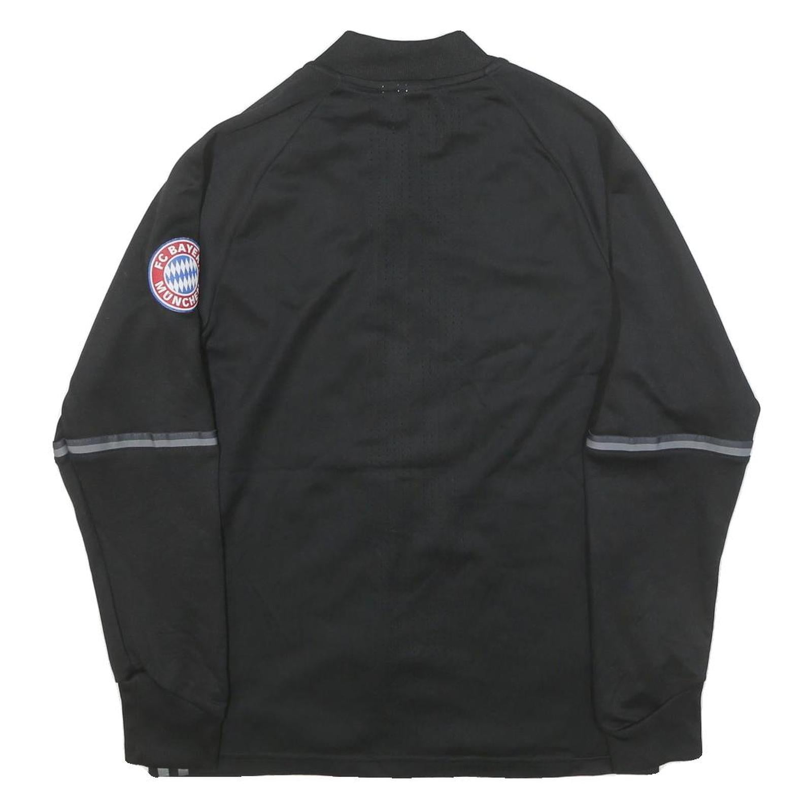 ADIDAS Mens Black GPS Crest Zip Bomber Jacket M Polyester Blend Sportswear