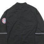 ADIDAS Mens Black GPS Crest Zip Bomber Jacket M Polyester Blend Sportswear