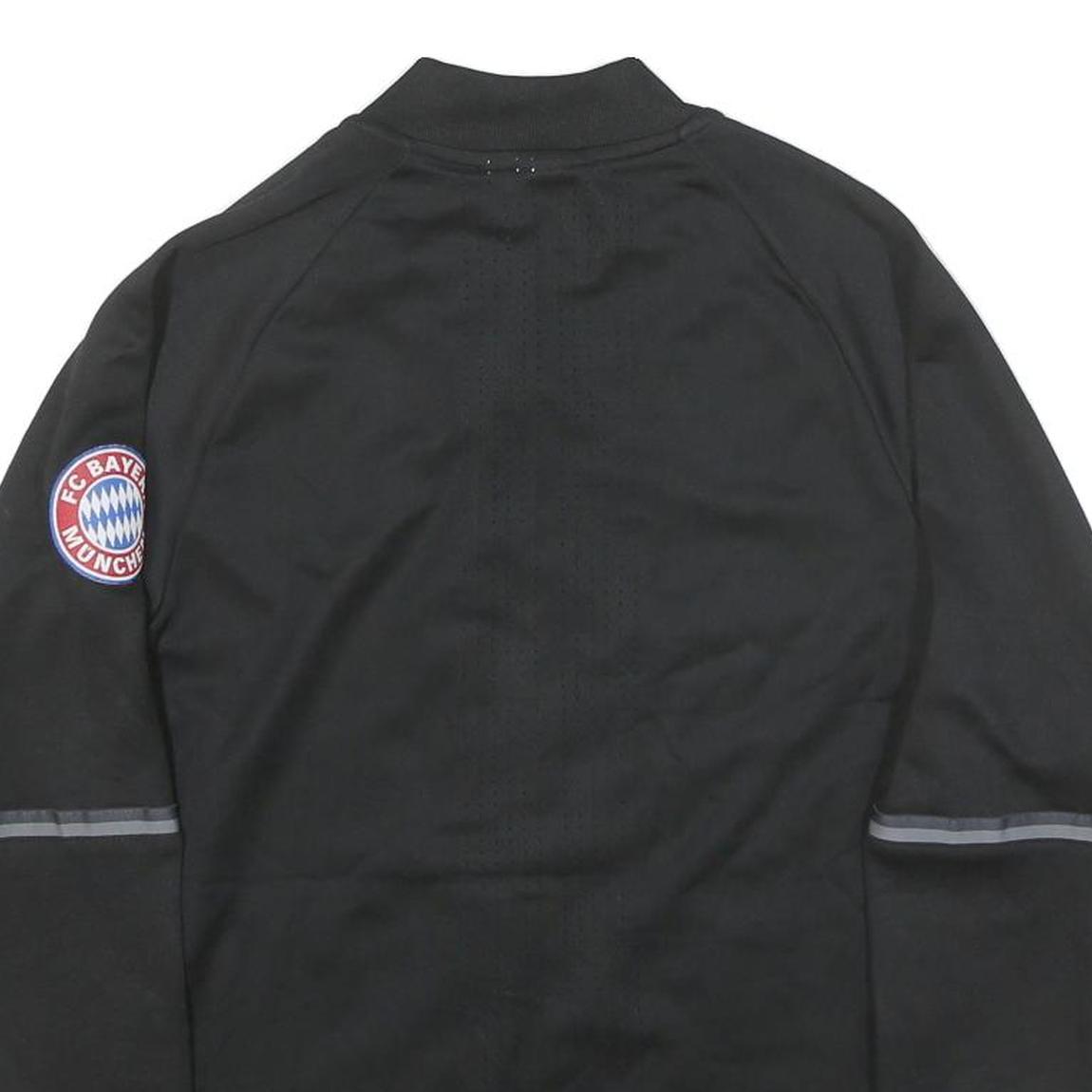 ADIDAS Mens Black GPS Crest Zip Bomber Jacket M Polyester Blend Sportswear