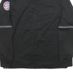 ADIDAS Mens Black GPS Crest Zip Bomber Jacket M Polyester Blend Sportswear