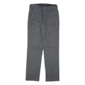 DICKIES Womens Cotton Blend Grey Regular Straight Trousers W26 L29 Workwear