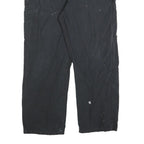 CARHARTT Mens Cotton Blend Black Regular Fit Straight Leg Trousers W36 L30