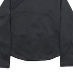 JACK WOLFSKIN Womens Black Floral Polyester Jacket UK 10 Zip Outdoor Sportswear