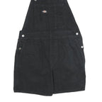 DICKIES Womens Black Cotton Dungarees Regular Fit L W34 L4 Adjustable Straps