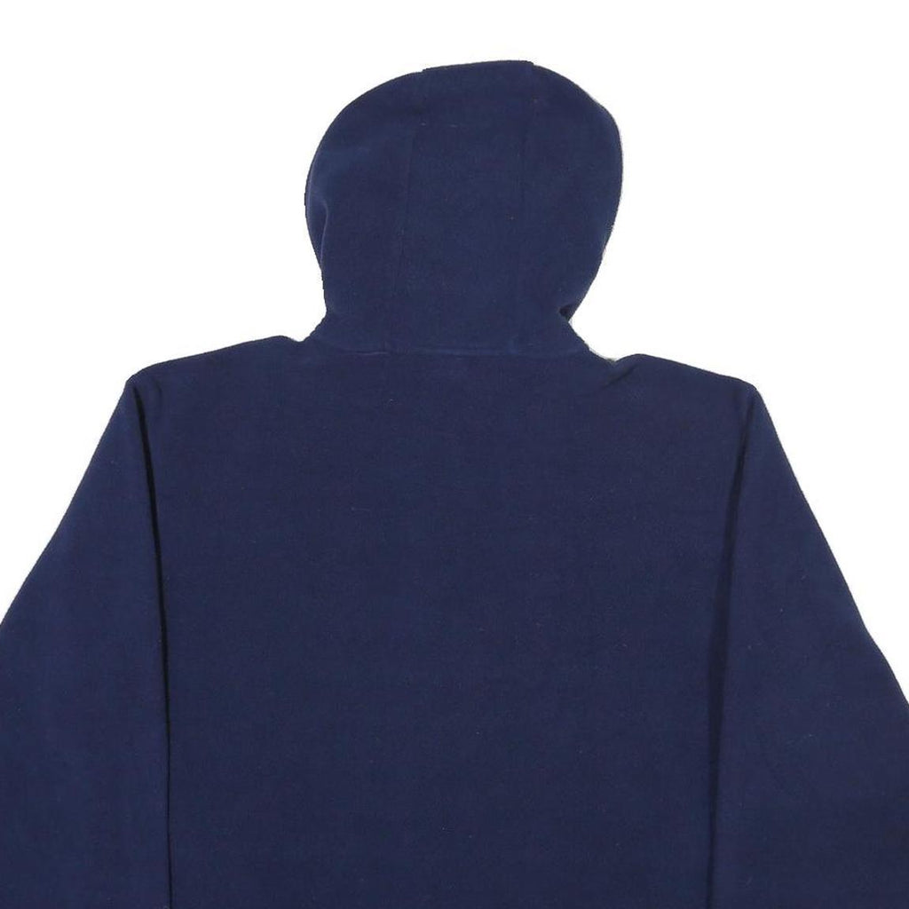 THE NORTH FACE Womens Navy Blue Hoodie Jacket L Polyester Hooded Zip