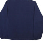 THE NORTH FACE Womens Navy Blue Hoodie Jacket L Polyester Hooded Zip