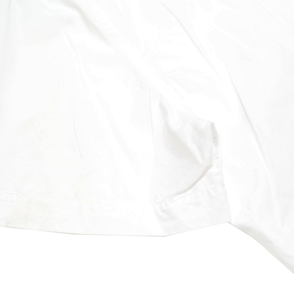 TOMMY HILFIGER Mens White Classic Fit Cotton Shirt XL Button Down Collar Short