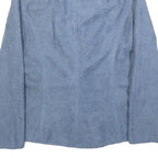 UMBA Womens Blue Button Jacket S Polyester Tailored Plain Stylish Classic