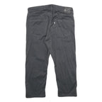 LEVI'S Mens Cotton Blend Grey Regular Fit Straight Leg Trousers W34 L24