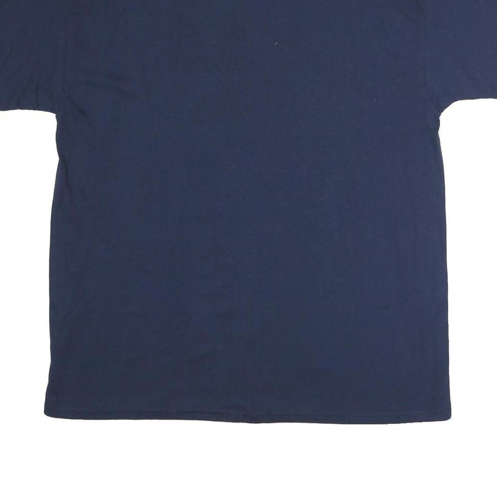 NFL Mens Navy Denver Broncos Graphic T-Shirt XL Short Sleeve Crew Neck