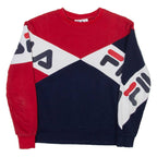 FILA Mens Sweatshirt Blue XS