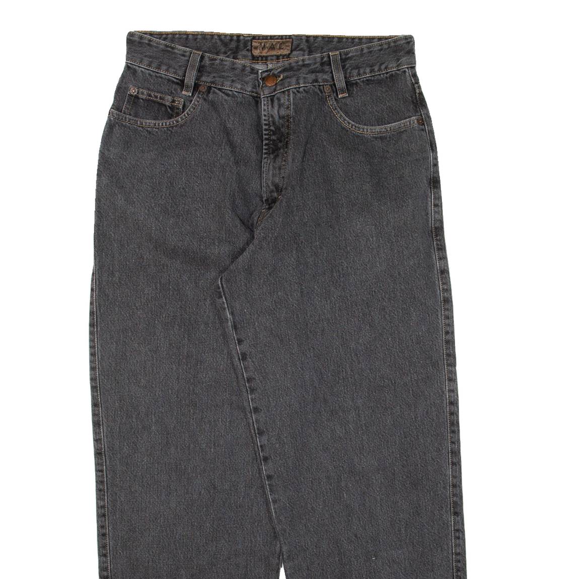 MAC JEANS Mens Jeans Grey Relaxed Tapered W30 L27