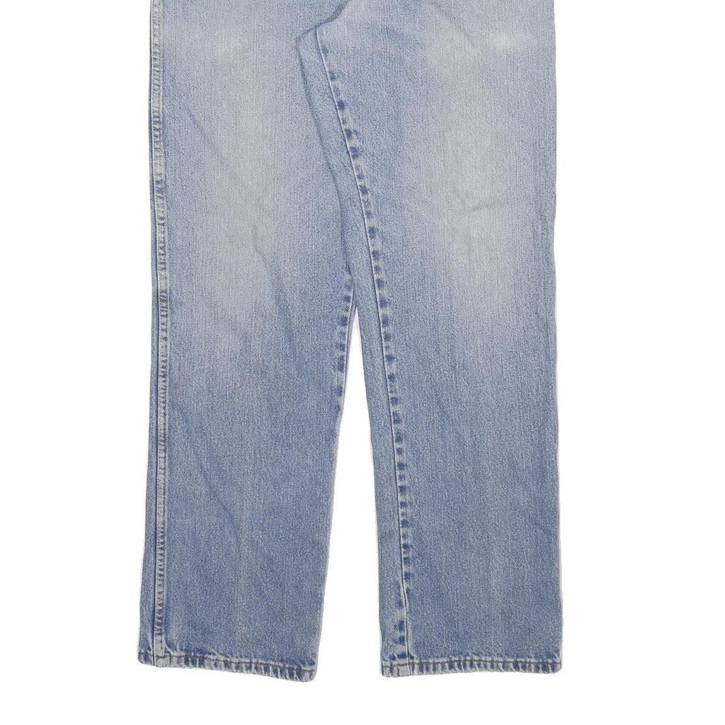 DICKIES Mens Jeans Blue Regular Straight Denim Light W34 L31 Classic Cotton