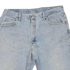 WRANGLER Mens Denim Blue Casual Shorts L W38 Cotton Blend Comfortable Fit
