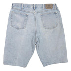 WRANGLER Mens Denim Blue Casual Shorts L W38 Cotton Blend Comfortable Fit