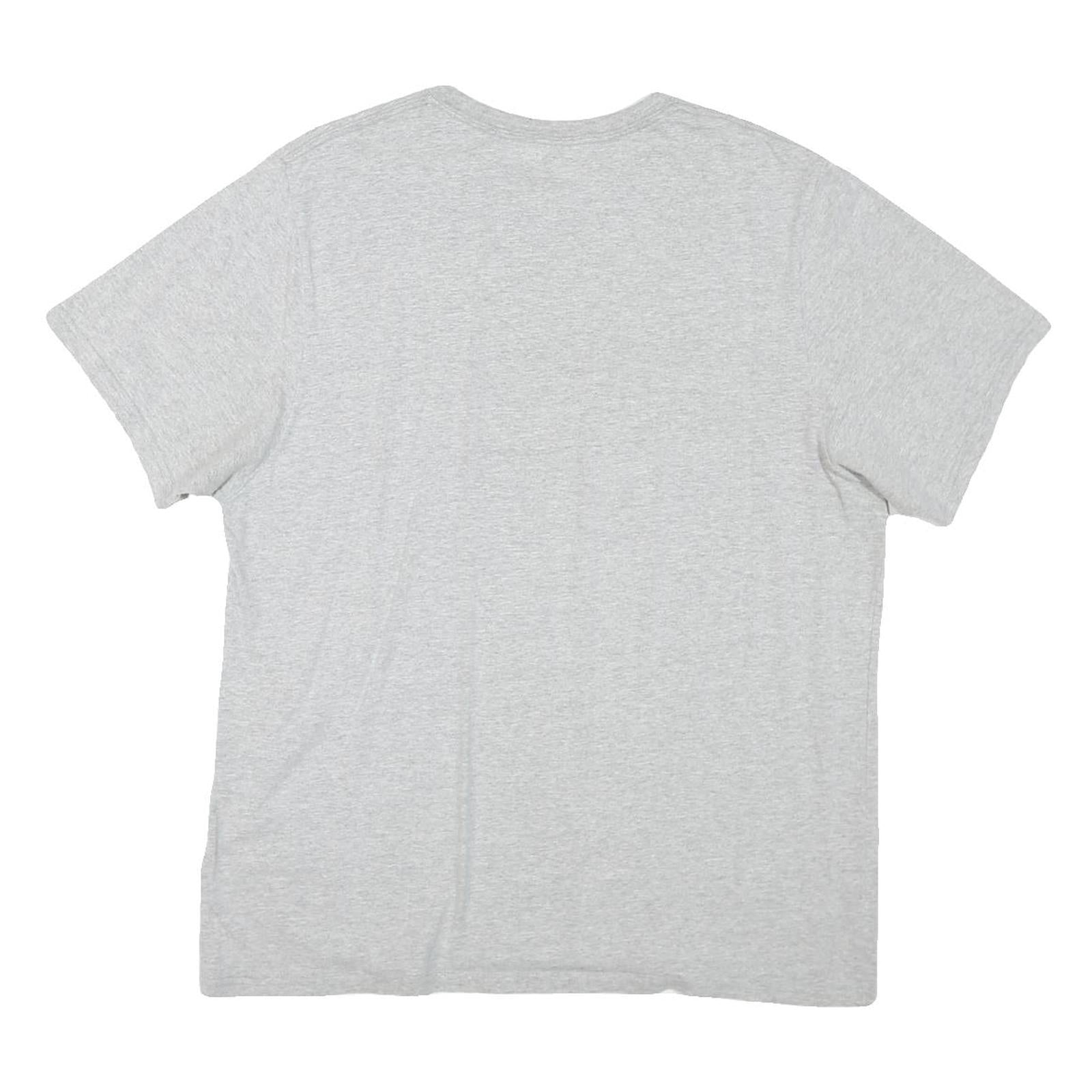 NFL Mens Grey Super Bowl Champions T-Shirt XL Short Sleeve Crew Neck Cotton