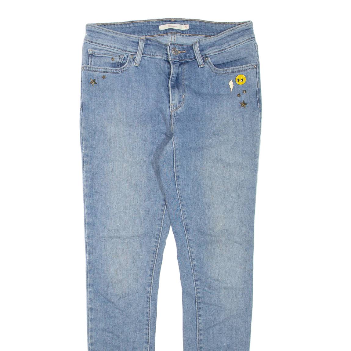 LEVI'S 711 Womens Jeans Blue Regular Skinny W27 L30