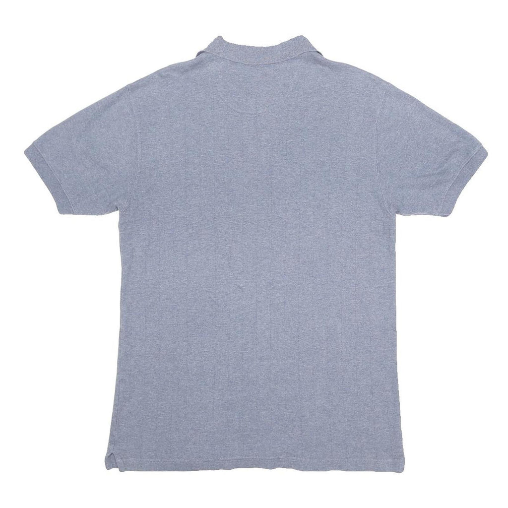 CHAPS RALPH LAUREN Mens Blue Short Sleeve Plain S Cotton Polo Shirt