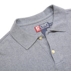 CHAPS RALPH LAUREN Mens Blue Short Sleeve Plain S Cotton Polo Shirt