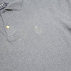 CHAPS RALPH LAUREN Mens Blue Short Sleeve Plain S Cotton Polo Shirt