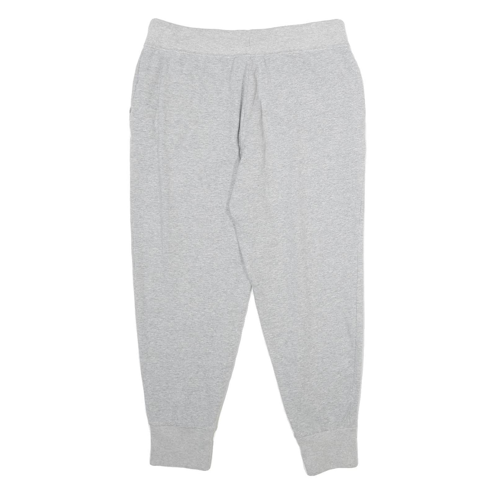 FILA Womens Joggers Grey Slim Tapered L W32 L26 Logo Embroidered