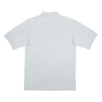ADIDAS Mens Light Grey Short Sleeve Plain S Cotton Blend Polo Shirt Casual