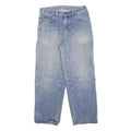 DICKIES Mens Jeans Blue Relaxed Straight Denim Light W29 L27 Workwear Casual