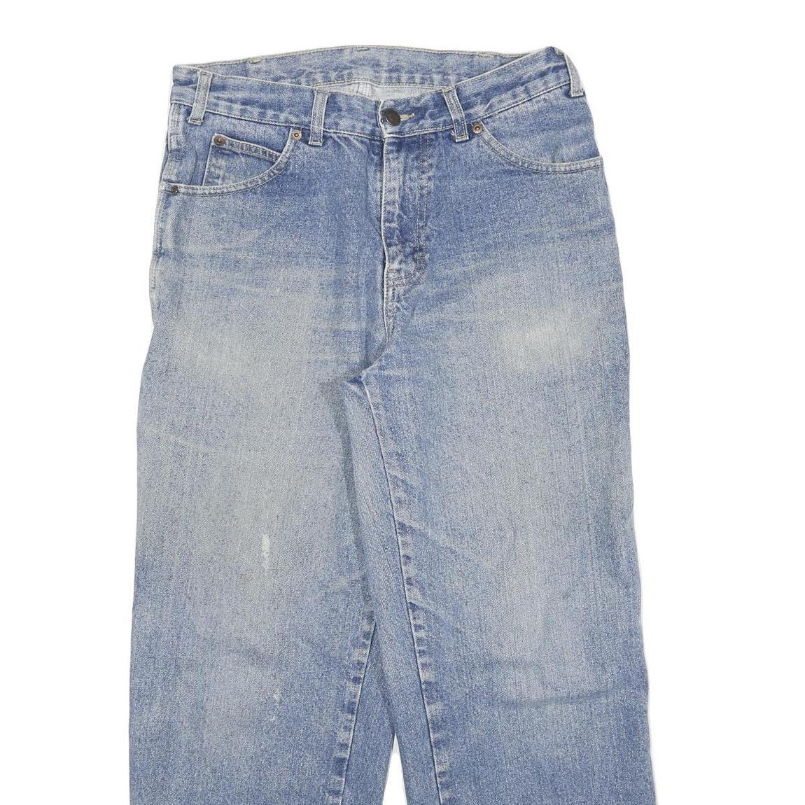 DICKIES Mens Jeans Blue Relaxed Straight Denim Light W29 L27 Workwear Casual