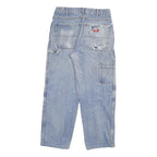 DICKIES Mens Jeans Blue Relaxed Straight Denim Light W29 L27 Workwear Casual