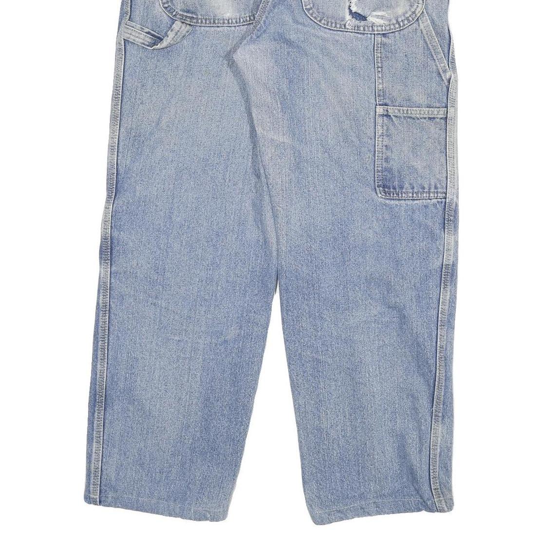 DICKIES Mens Jeans Blue Relaxed Straight Denim Light W29 L27 Workwear Casual