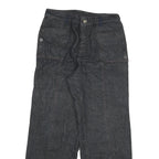 Womens Relaxed Dark Blue Denim Jeans W30 L30 Zip Button Pockets Casual