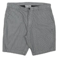 CALVIN KLEIN Mens Grey Pinstripe Casual Shorts 2XL W36 Cotton Blend