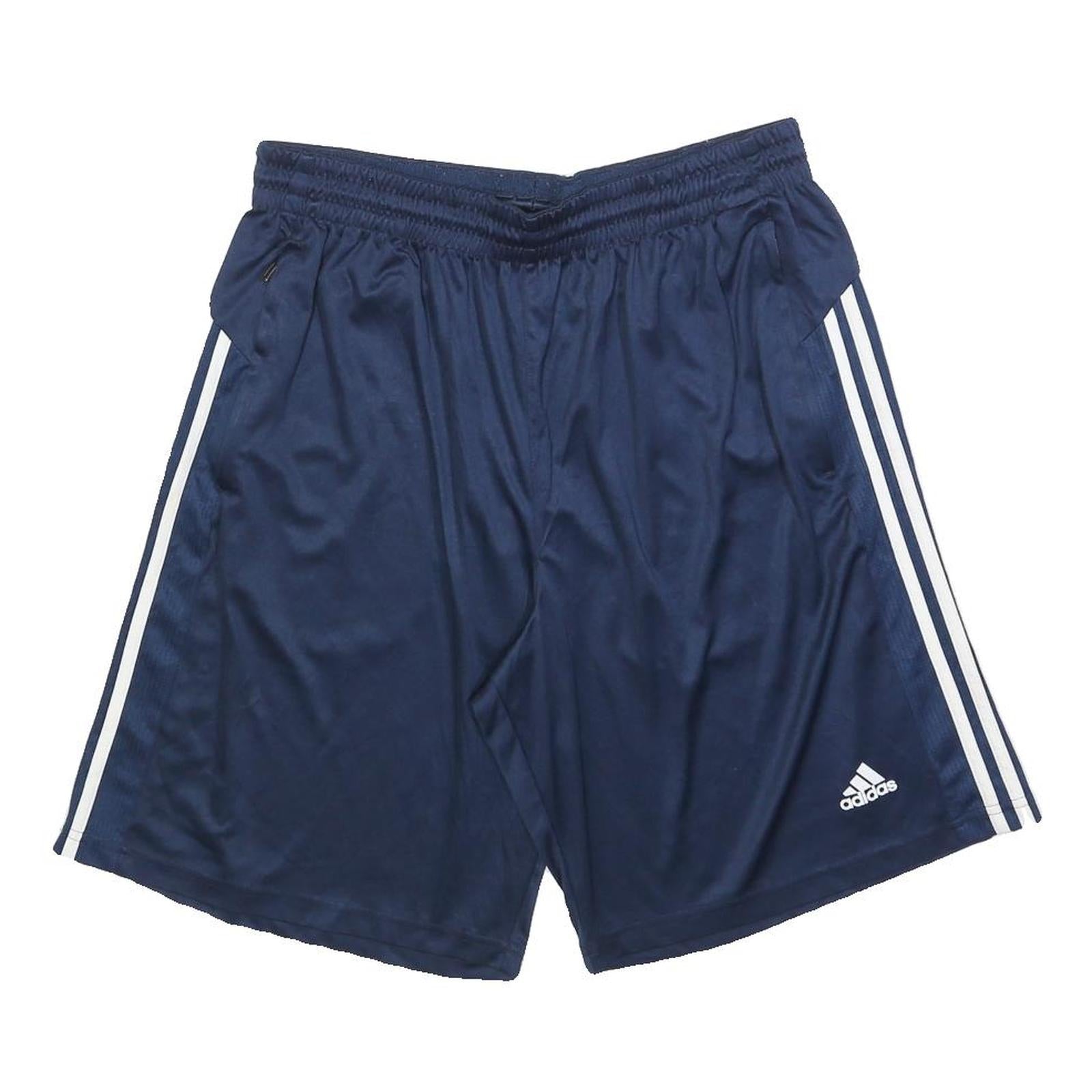 ADIDAS Mens Shorts Blue Sports XL W32 Polyester Blend Athletic Casual