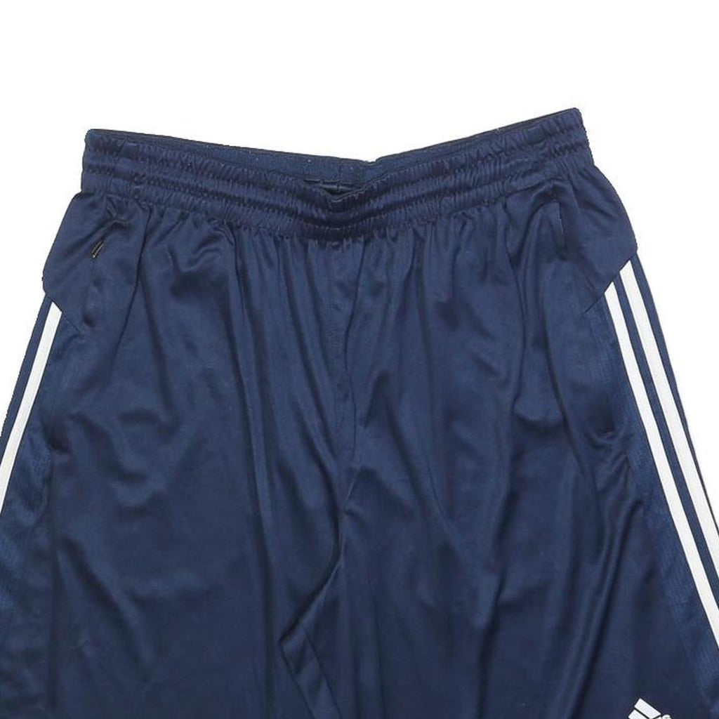 ADIDAS Mens Shorts Blue Sports XL W32 Polyester Blend Athletic Casual