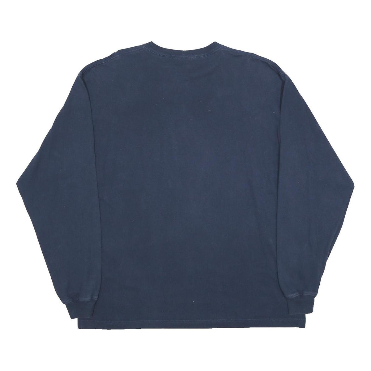 CARHARTT Mens Navy Blue Long Sleeve Crew Neck T-Shirt L Cotton Pocket