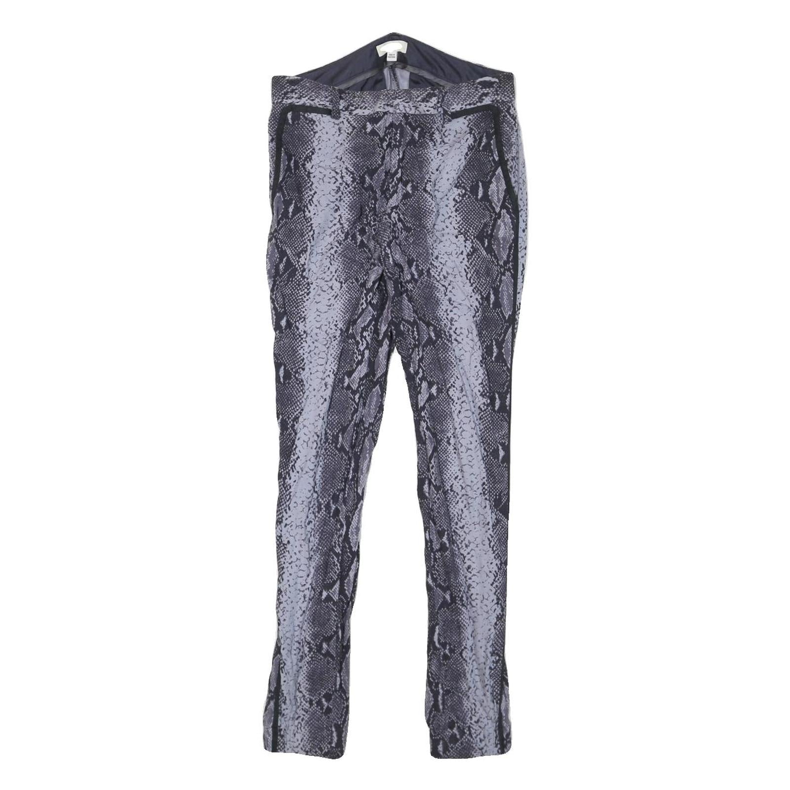 PAUL SMITH Womens Polyester Blend Grey Slim Skinny Trousers W26 L27 Stylish