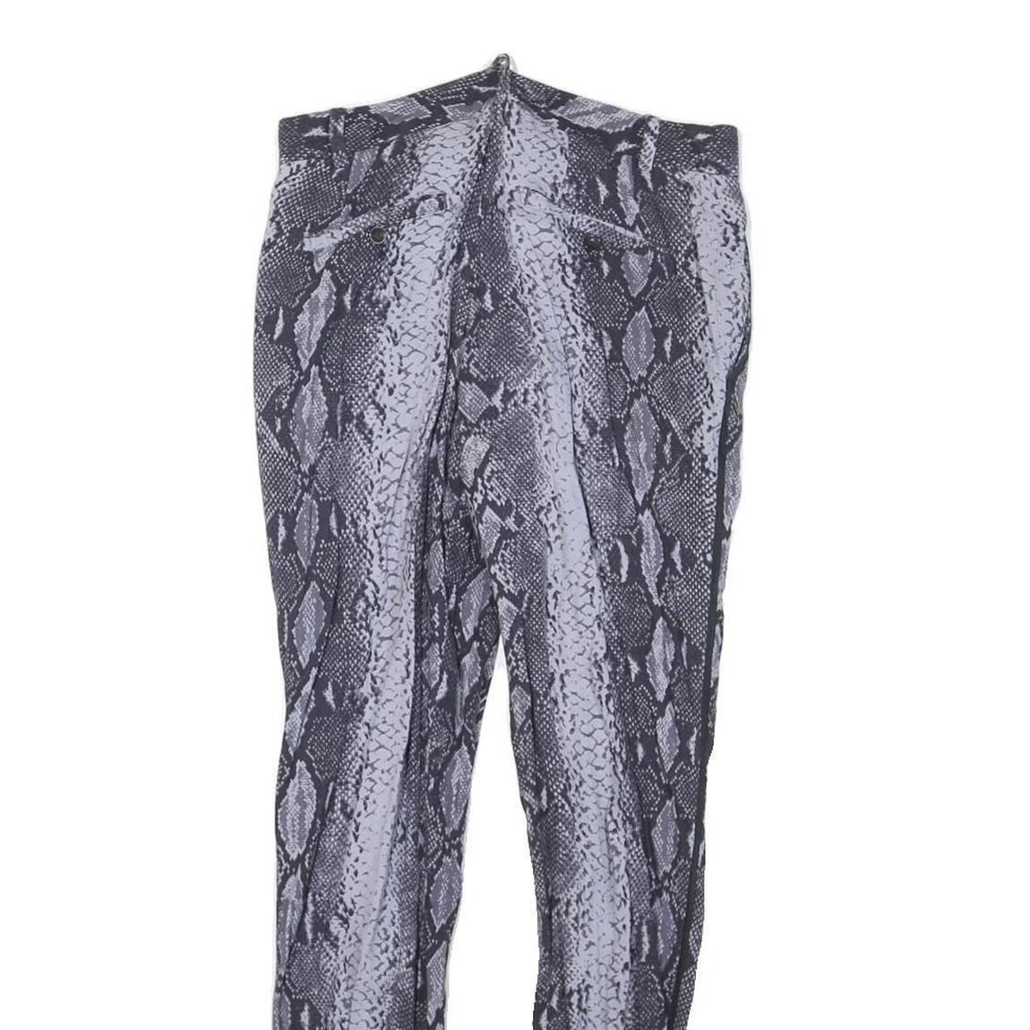 PAUL SMITH Womens Polyester Blend Grey Slim Skinny Trousers W26 L27 Stylish