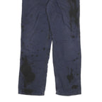 CARHARTT Mens Cotton Blend Blue Relaxed Straight Trousers W38 L34 Workwear