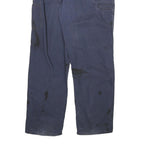 CARHARTT Mens Cotton Blend Blue Relaxed Straight Trousers W38 L34 Workwear