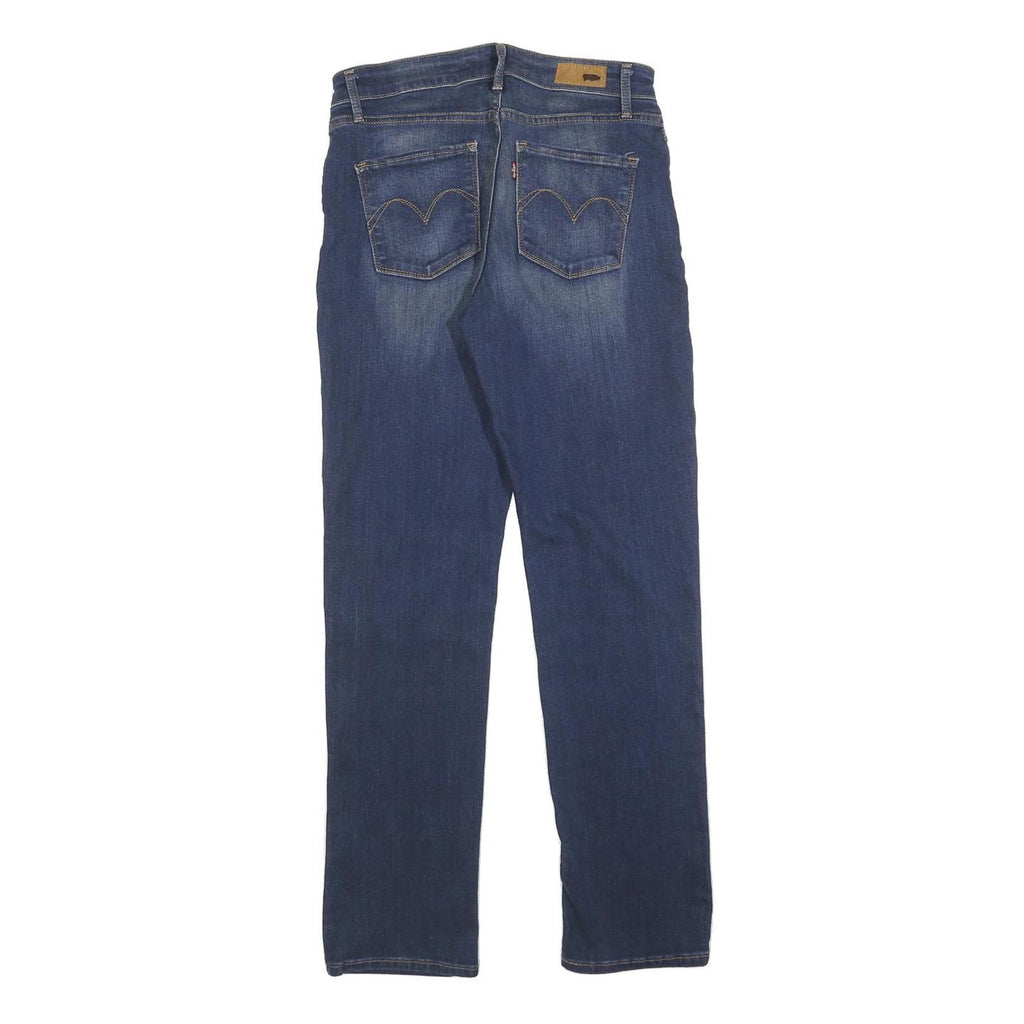 LEVI'S Womens Jeans Blue Slim Skinny Denim Medium W27 L30 Stylish Zip Fastening