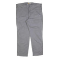 CARHARTT Mens Cotton Blend Grey Relaxed Fit Straight Trousers W40 L30 Workwear