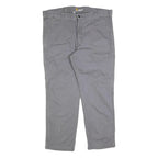 CARHARTT Mens Cotton Blend Grey Relaxed Fit Straight Trousers W40 L30 Workwear