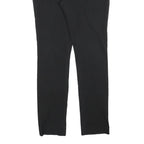 GAP Womens Cotton Blend Black Slim Leg Trousers W28 L32 Zip Closure