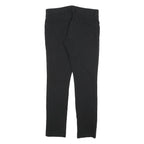 GAP Womens Cotton Blend Black Slim Leg Trousers W28 L32 Zip Closure